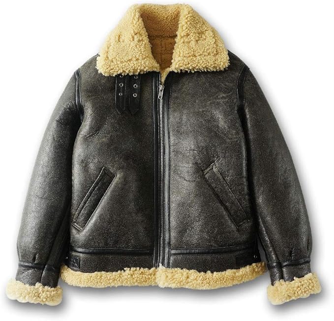 Amazon | GABRIEL 本革 メンズ シープスキン 復刻30's USAF TYPE B-3 ...