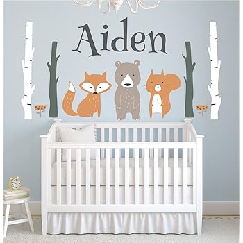 forest animals baby room