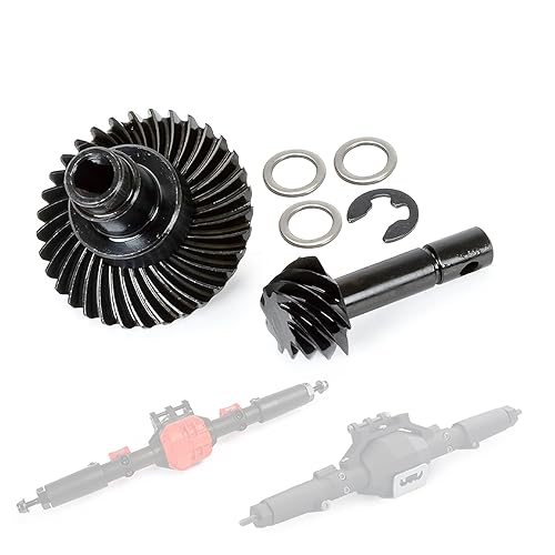 Engranaje cónico RC 33T8T resistente juego de engranajes biselados de sobremarcha para 110 RC Crawler axial SCX10 II AR4445 Capra Portal Eje