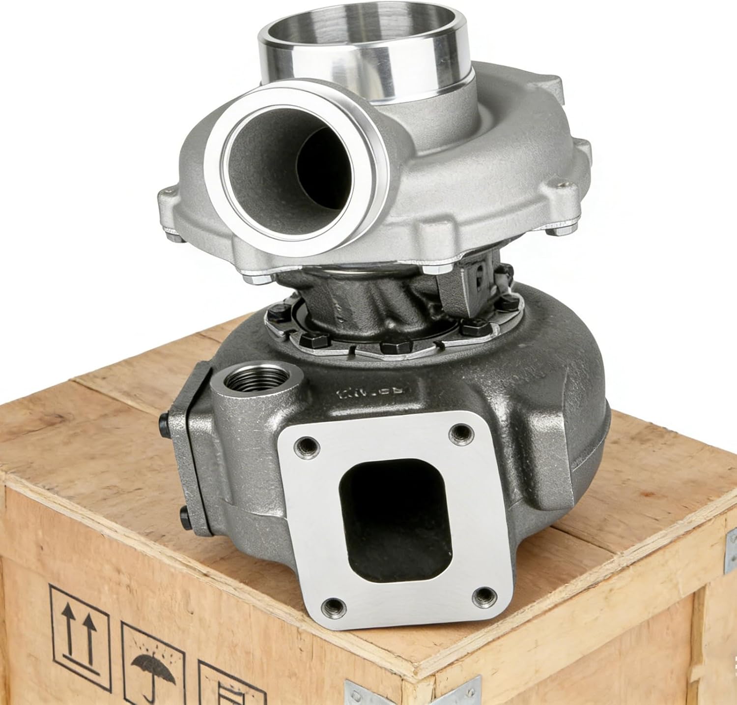 Turbo RHC7W Turbocharger 119574-18012 11957418012 Fikowjs Compatible for Yanmar Marine 6LYA-STE 6LY2 Engine 1997-2001