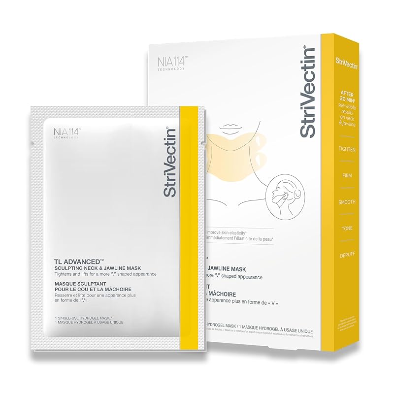 Máscara de hidrogel para pescoço e linha da mandíbula StriVectin TL Advanced®, 1 unidade