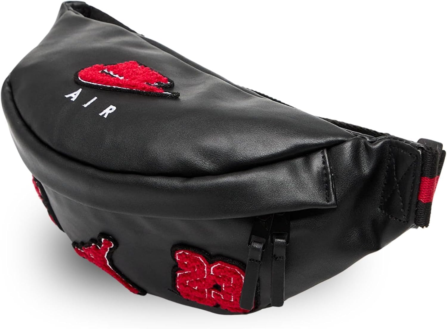 Nike Jordan Borough Varsity Belt Bag, One Size, Black/Red