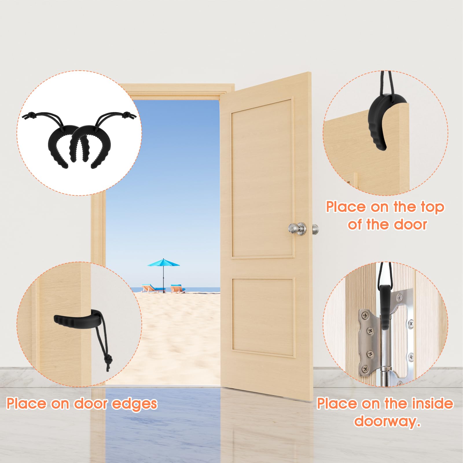 HJZHII 4 PCS First Responder Door Stop - Image 2