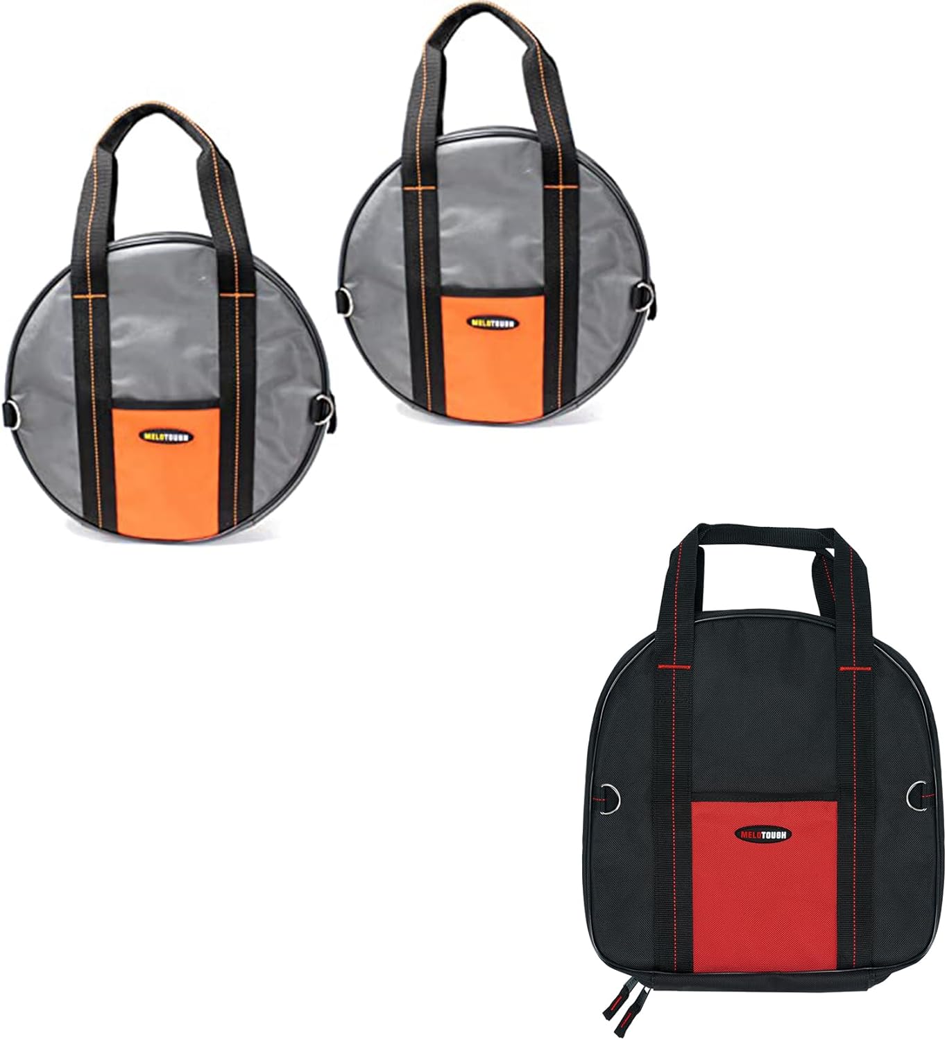 MELOTOUGH 2PCS Jumper Cable Bag+1PC Jumper Cable Bag