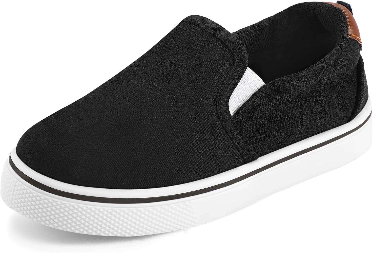 K KomForme Toddler Sneakers for Girls Boys Slip On Canvas Walking Shoes