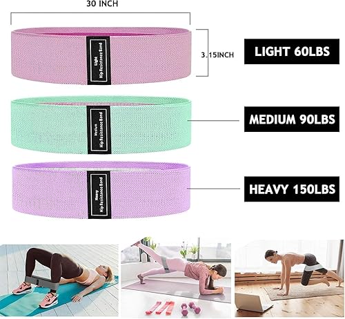 Miniatura 5 de Juego de pilates  Equipo de pilates para el hogar para mujer, kit con anillo de pilates mágico y juego de pelotas, bandas de resistencia, bolas de