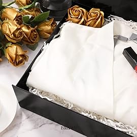 BLK&WH Large Gift Box - 13.5x10x3.5 Inches, Black Collapsible Box with Magnetic Lid