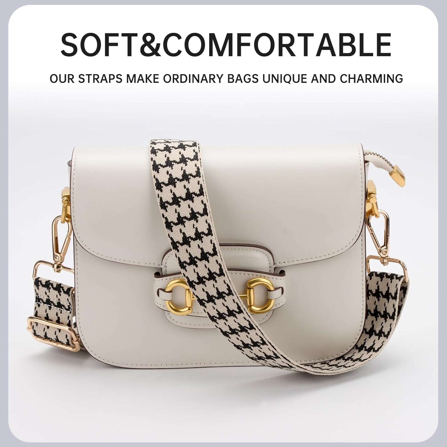 Purse Straps Replacement Crossbody Wide Bag Strap for Purses Adjustable Shoulder Straps for Women Handbags - Image 3