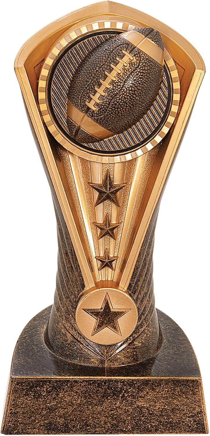 Express Medals 6.5 Inch Tall Cobra Football Trophies with 3 Inch Wide Base