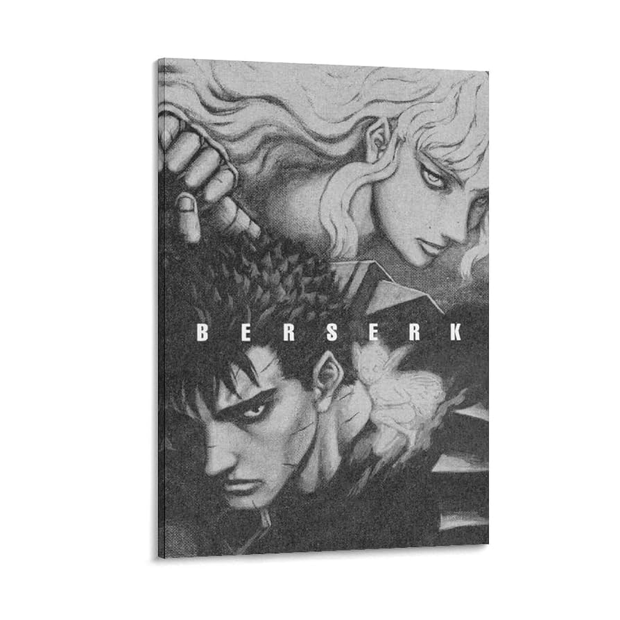 ベルセルク　プリントキャンバスアート Amazon.co.jp: ベルセルク ガッツ アニメ マンガ ポスター 2