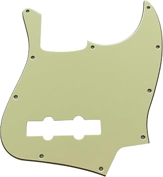 Guitar Parts For Fender Standard Jazz Bass Guitar Pickguard 3 Ply Vintage Green