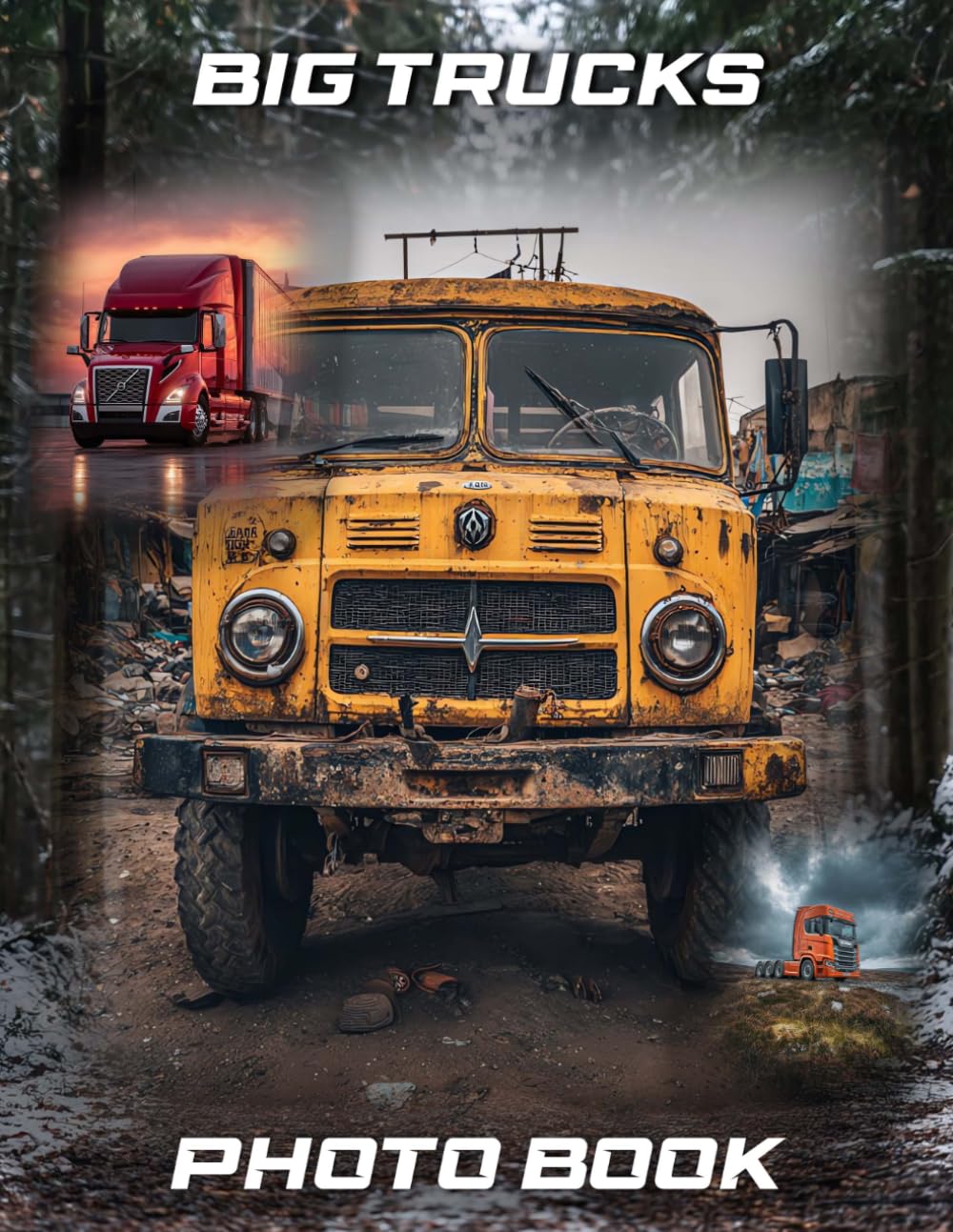 Big Trucks Photography Book: Large Truck Photo Collection For Trucking Enthusiasts | 40 Mighty Vehicle Images