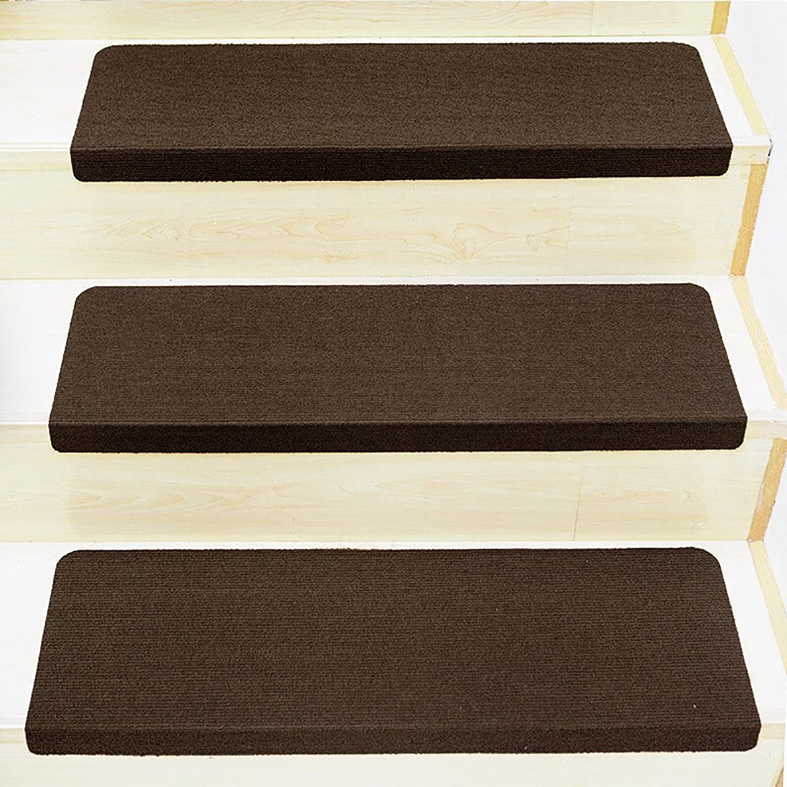 Alfombra de escalera autoadhesiva de 9"x22" para un hogar seguro y sin ruidos
