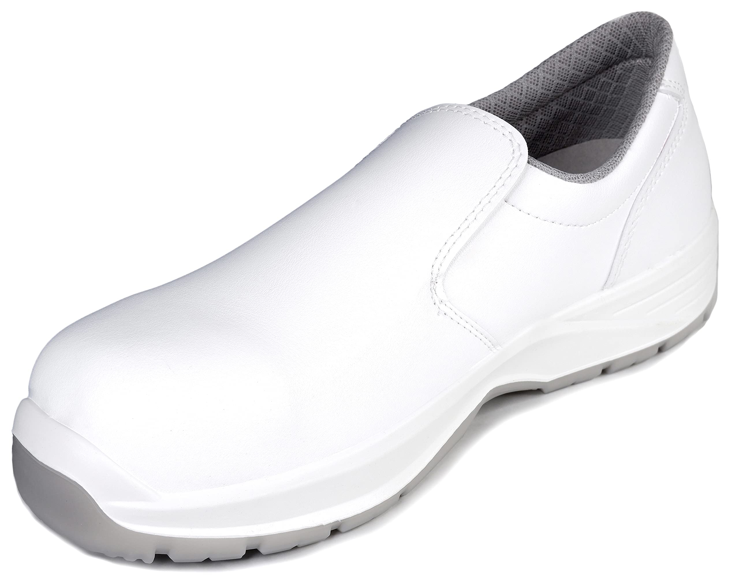 EuroRoutier E-Chef Roma Blanc - Chaussures de sécurité de Chef, Chaussures de Chef - Chaussures de Cuisine