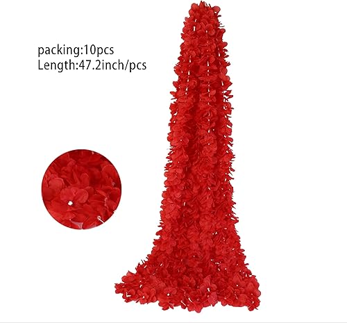 Miniatura 2 de Grinch - Decoraciones navideñas de 32.8 pies, guirnalda de flores colgantes de vid de seda artificial, guirnalda de flores colgantes para el hogar,