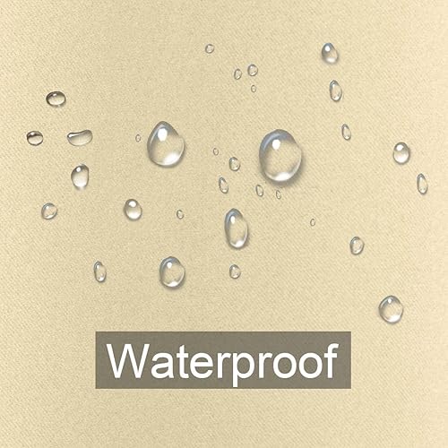 Miniatura 2 de LA PALMA Cortinas impermeables para exteriores, bloqueo de luz solar, aislamiento térmico, cortinas de privacidad con ojales para patio, porche,