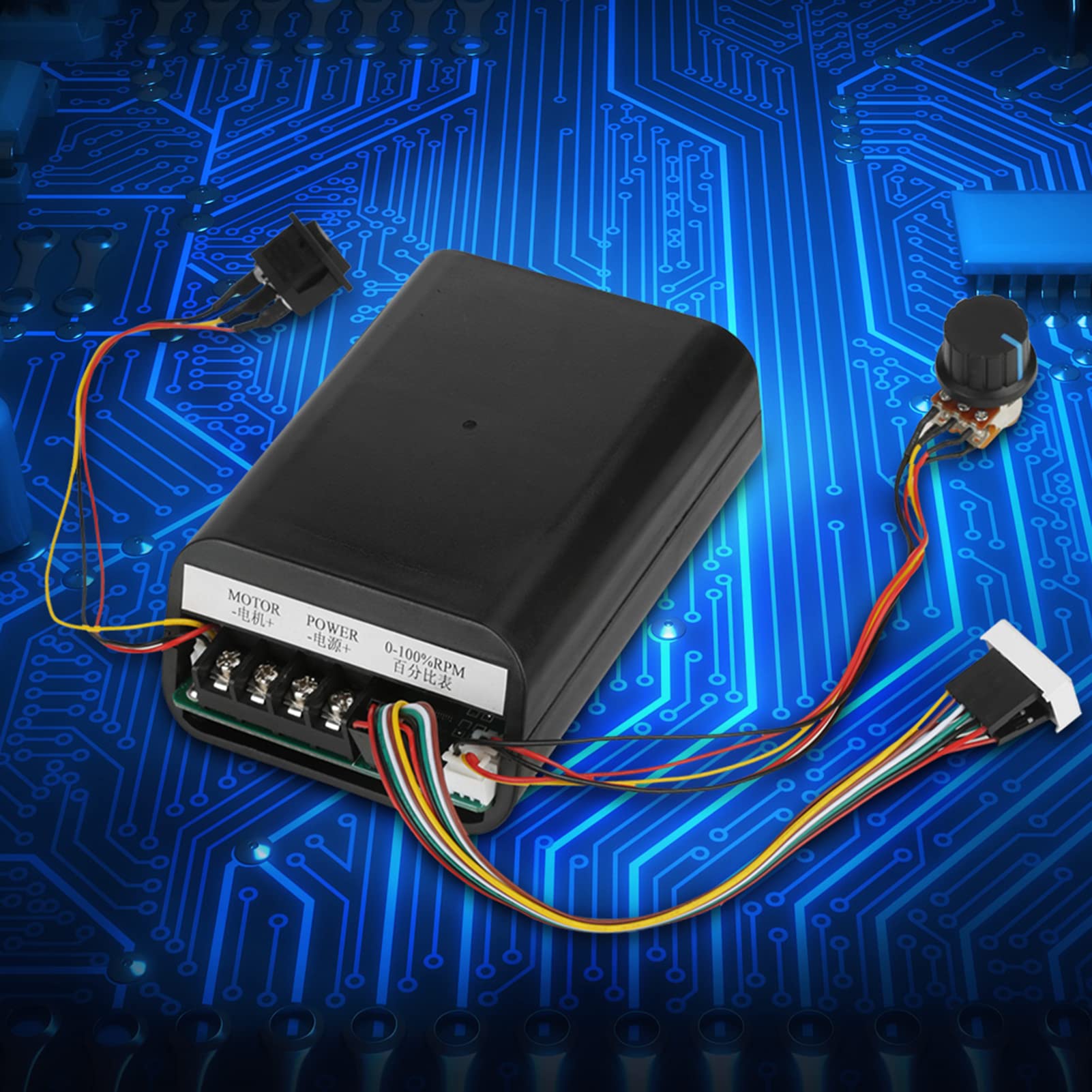 Regolatore Di Velocità Motore Dc 10-55V 40A Display Digitale Cw Ccw Interruttore Reversibile per il Controllo Della Velocità Del Motore Dc