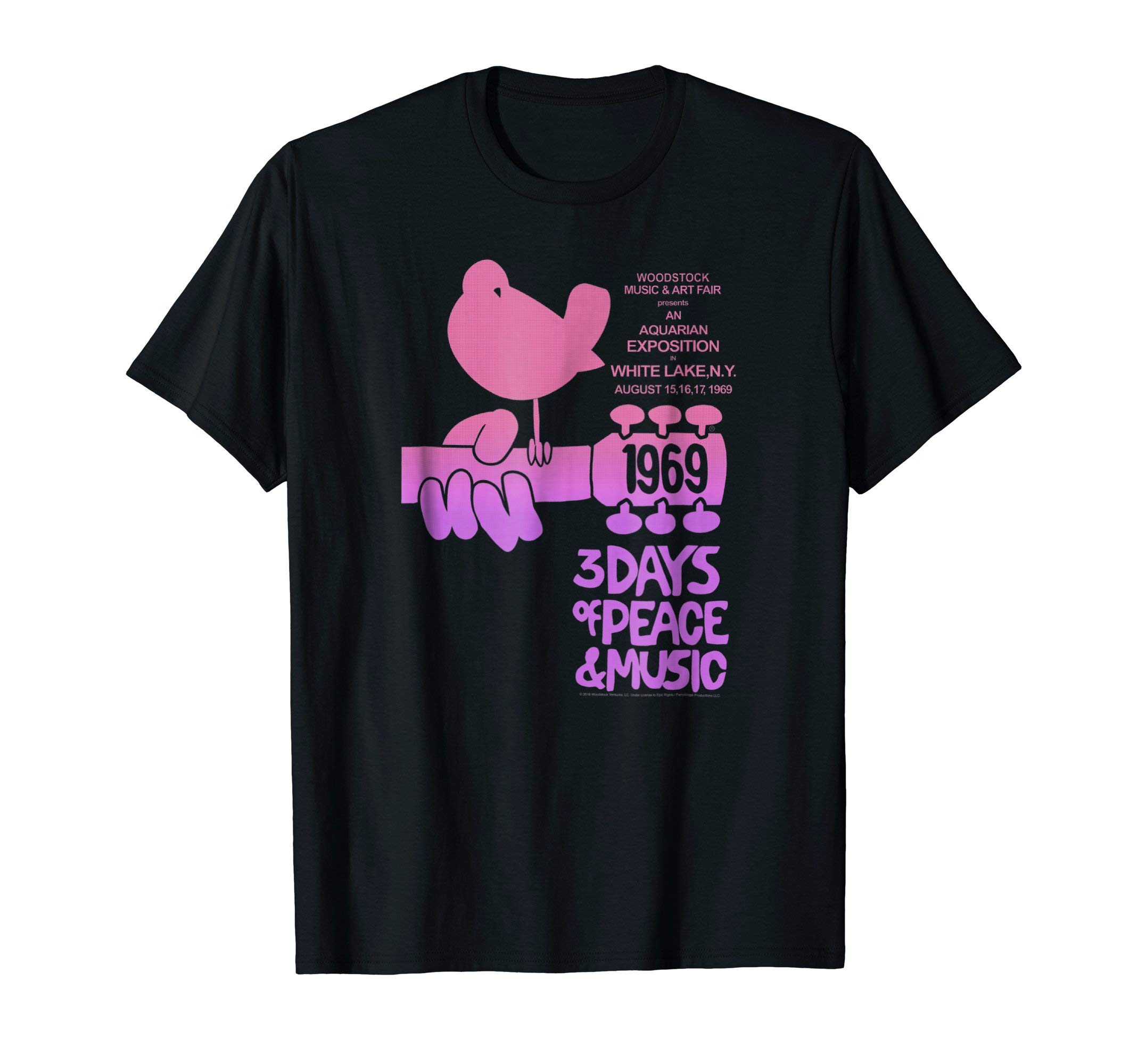 WoodstockPink Aquarian T-Shirt