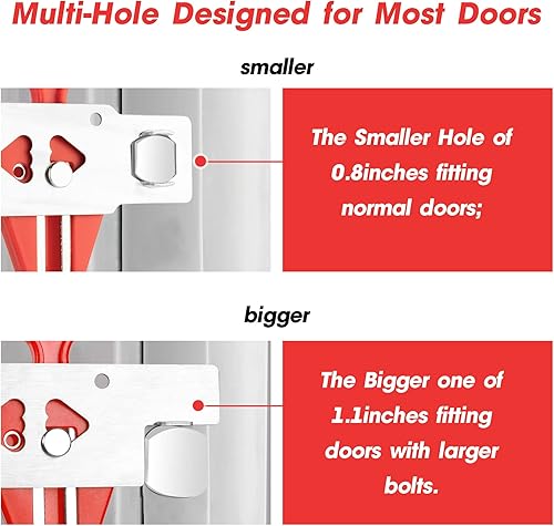 Miniatura 3 de Cerradura de puerta portátil mejorada para el hogar, cerraduras de bloqueo de viaje para seguridad y privacidad adicionales, perfectas para viajes,