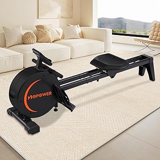 Remo Doméstico Magnético 8 Níveis – Trilho Alumínio 1 m, Roda de Inércia 2 kg, Suporta iPad, Capacidade 120 kg