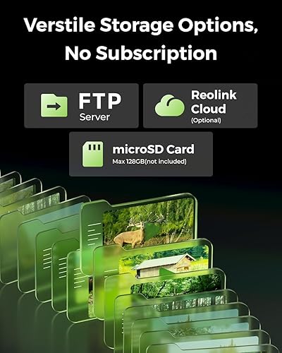 Miniatura 8 de REOLINK Cámara de seguridad celular 4K de doble lente 4G LTE, tarjeta SIM incluida, cámara inalámbrica de seguimiento automático, zoom híbrido 6X,