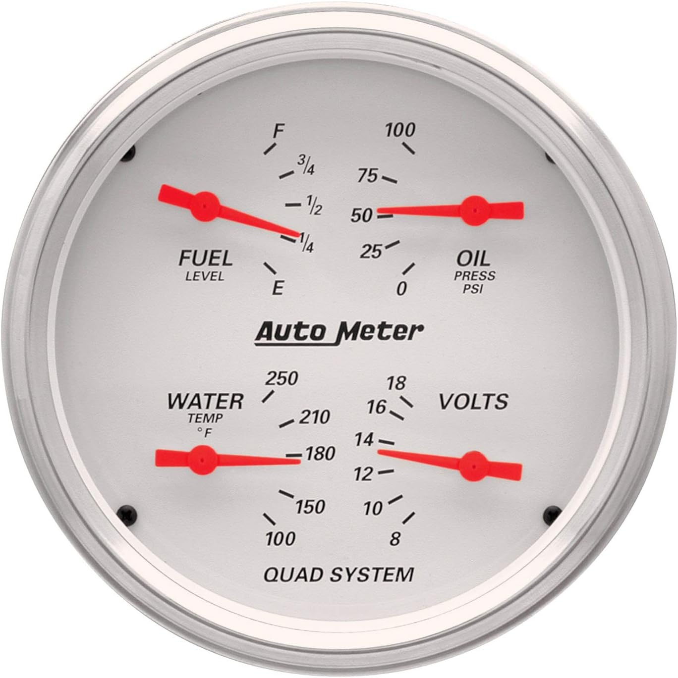 Auto Meter 1303 Arctic White Street Rod Kit