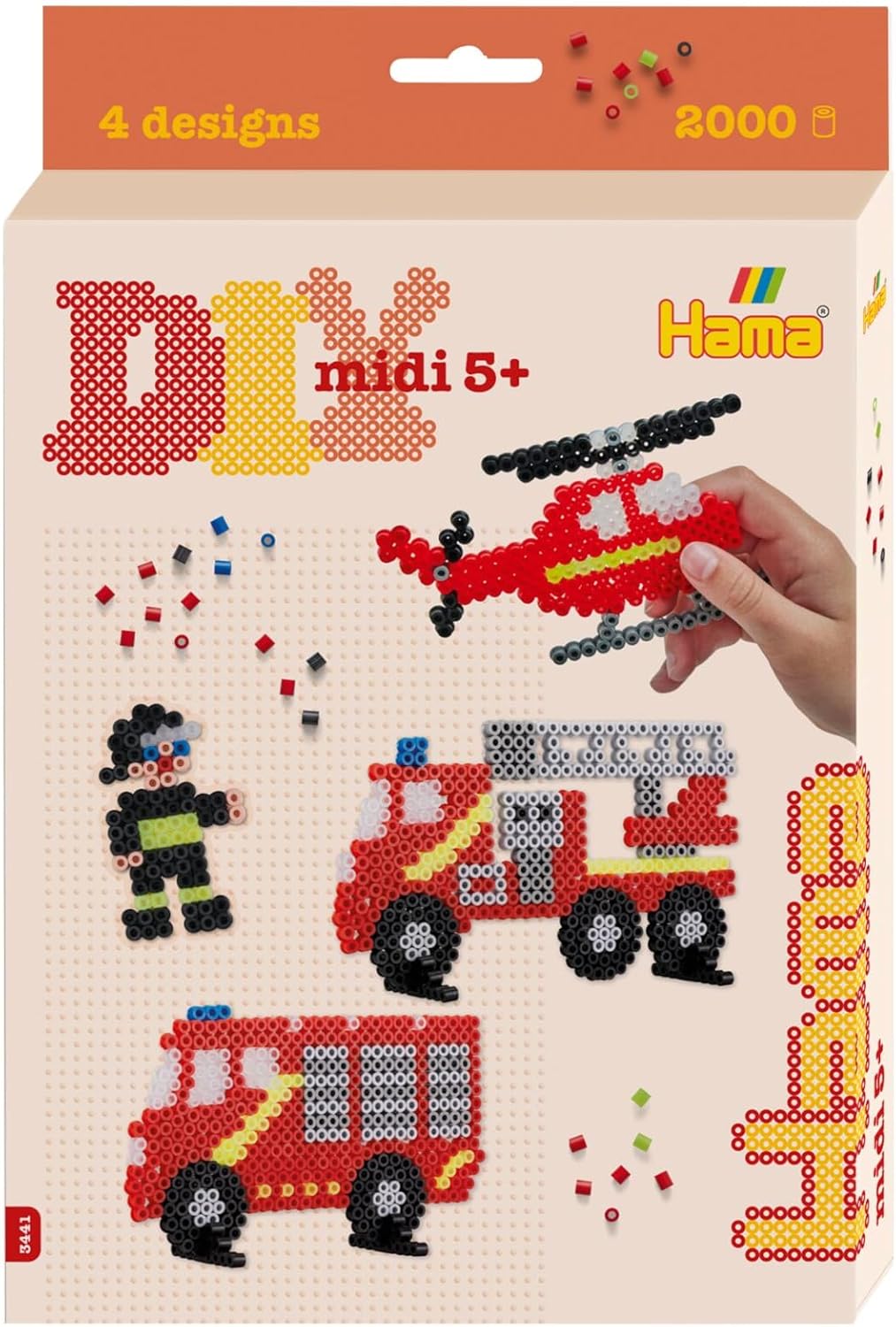 Hama Fire Rescue Midi Bead Activity Set