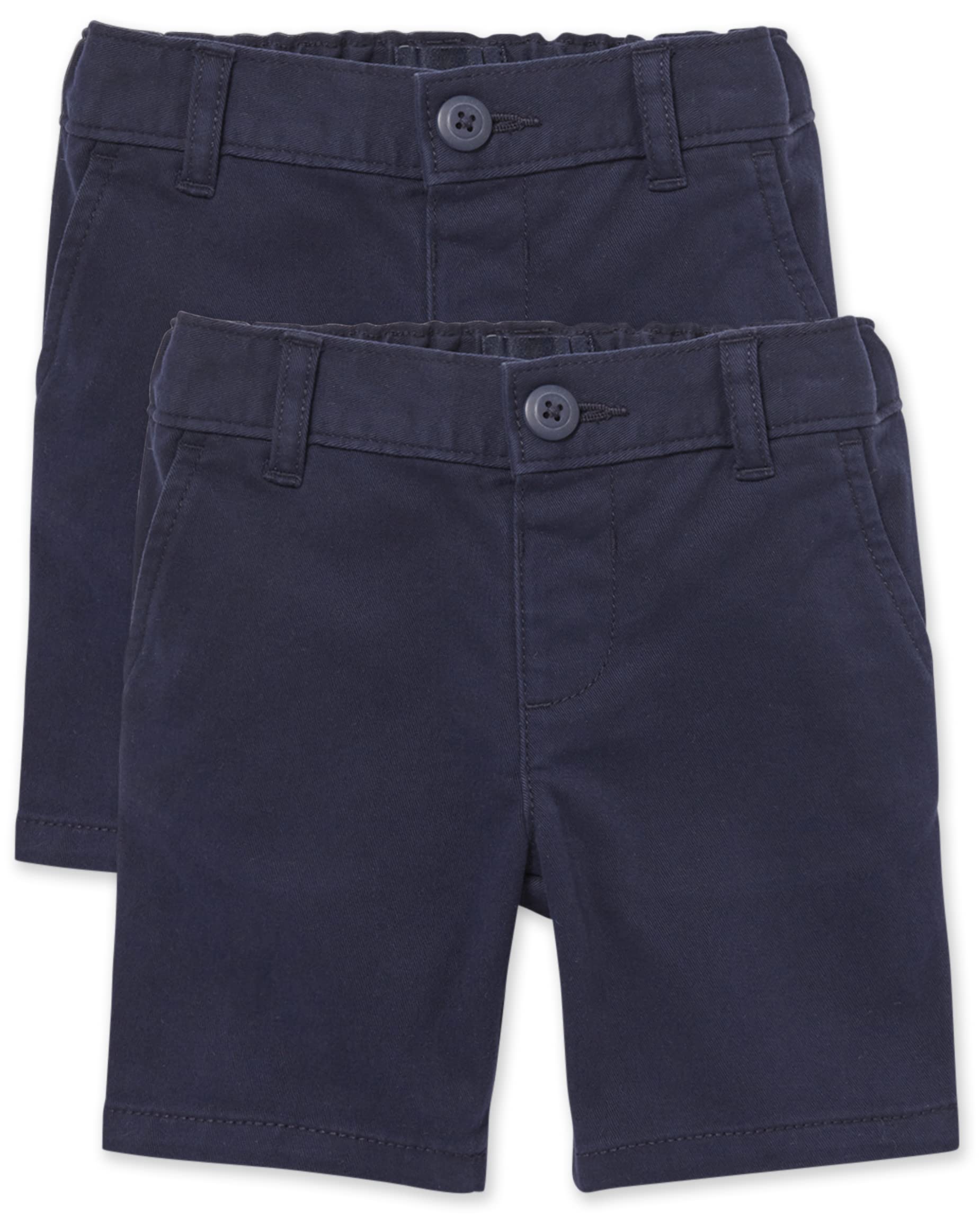 The Children'S Place Baby-Girls And Toddler Girls Chino Shorts 2T Tidal 2 Pack