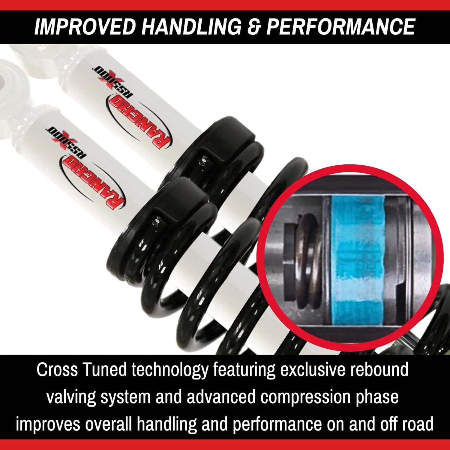 TrendsAuto Pair of Rancho RS5000X Front Struts fits 2009 2013 F150 4WD with 0" Front Lift & without 8,200 lb. GVW | Improves Handling & Performance | Includes TrendsAuto Decal