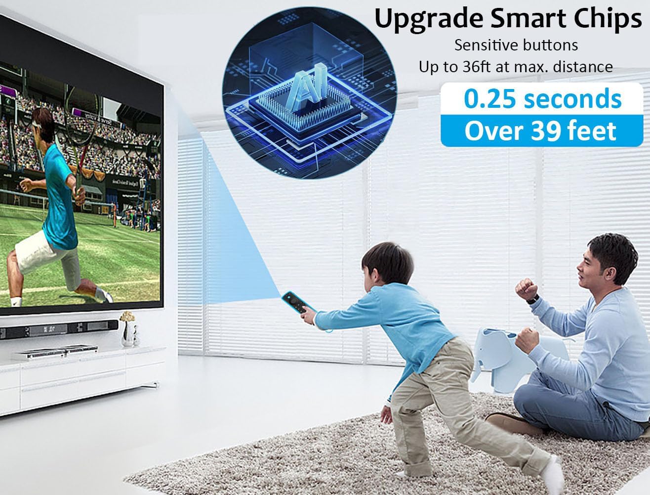 New Voice Remote Replacement for Stick 4k 3rd 2rd Gen, with TV Remote Case Cover Green (Glow in The Dark), Fit for TV Stick/ 4K Max, Lite, Cube(1st Gen & 2nd Gen) image 5 of 9 B0CYLLGMXN