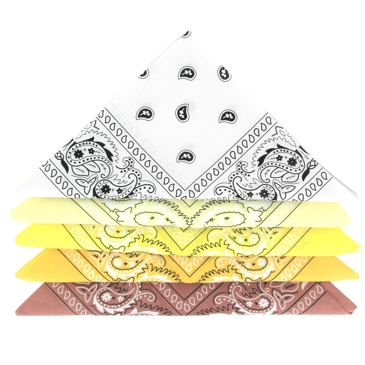 Karl Loven EL BANDANA - Lote de bandanas 100% Algodon de primera calidad Paisley Panuelo Cabeza Cuello Bufanda - Juego de 5/10/20 — view 41
