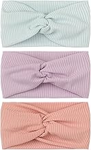 KGDUYC 3 x Children's Knitted Headband Children, Hair Band Girls, Hair Band Girls - Comfortable & Stylish with Knot - Perfect Accessory for Boys and Girls