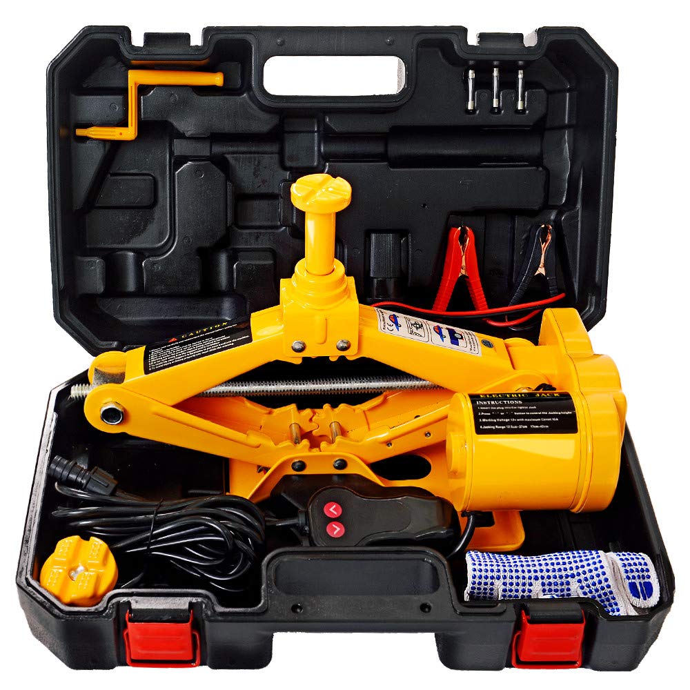 Amazon | E-HEELP 電動ジャッキ 3t 車用 12V 耐荷重 3トン ジャッキ
