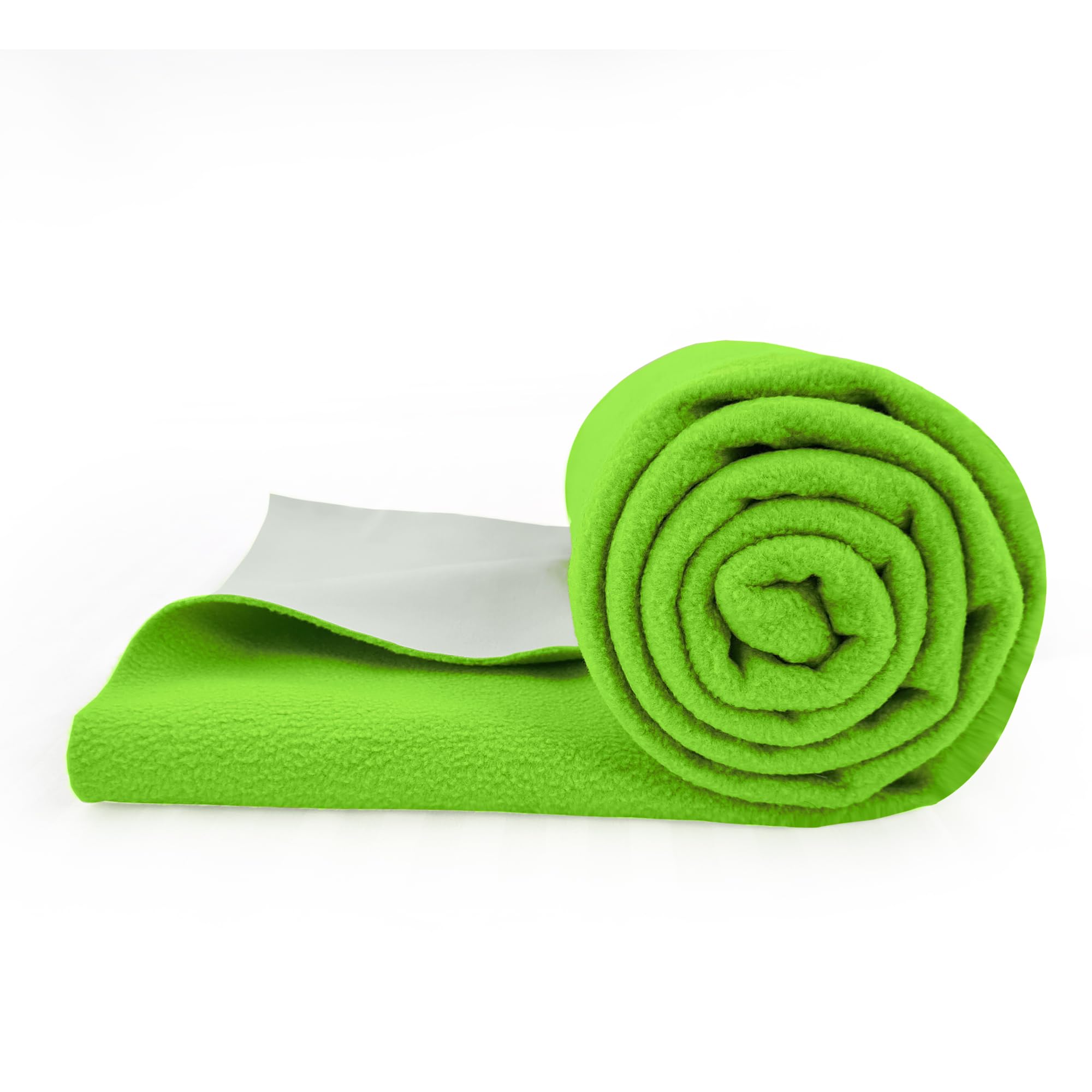 Divine Casa Waterproof Quick Dry Protector Sheet, Anti-Piling Fleece Extra Absorbent Baby Bed Protector, Large Size (140 X 100 CM), Pista Green (Pack of 1)