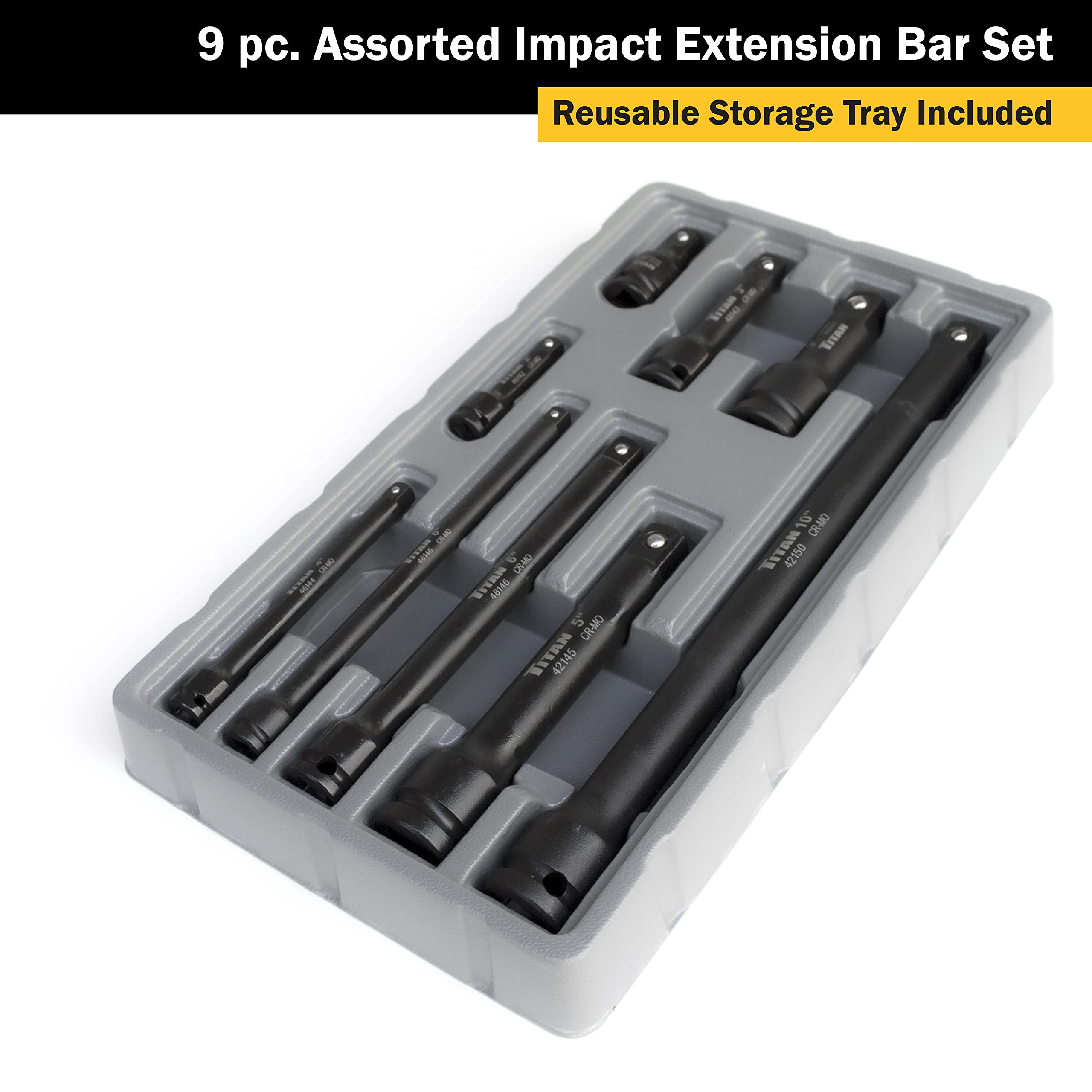 Set 6 Barre Estensione Oscillanti 1/4" US Pro - Con Vassoio Schiuma - Foto 8