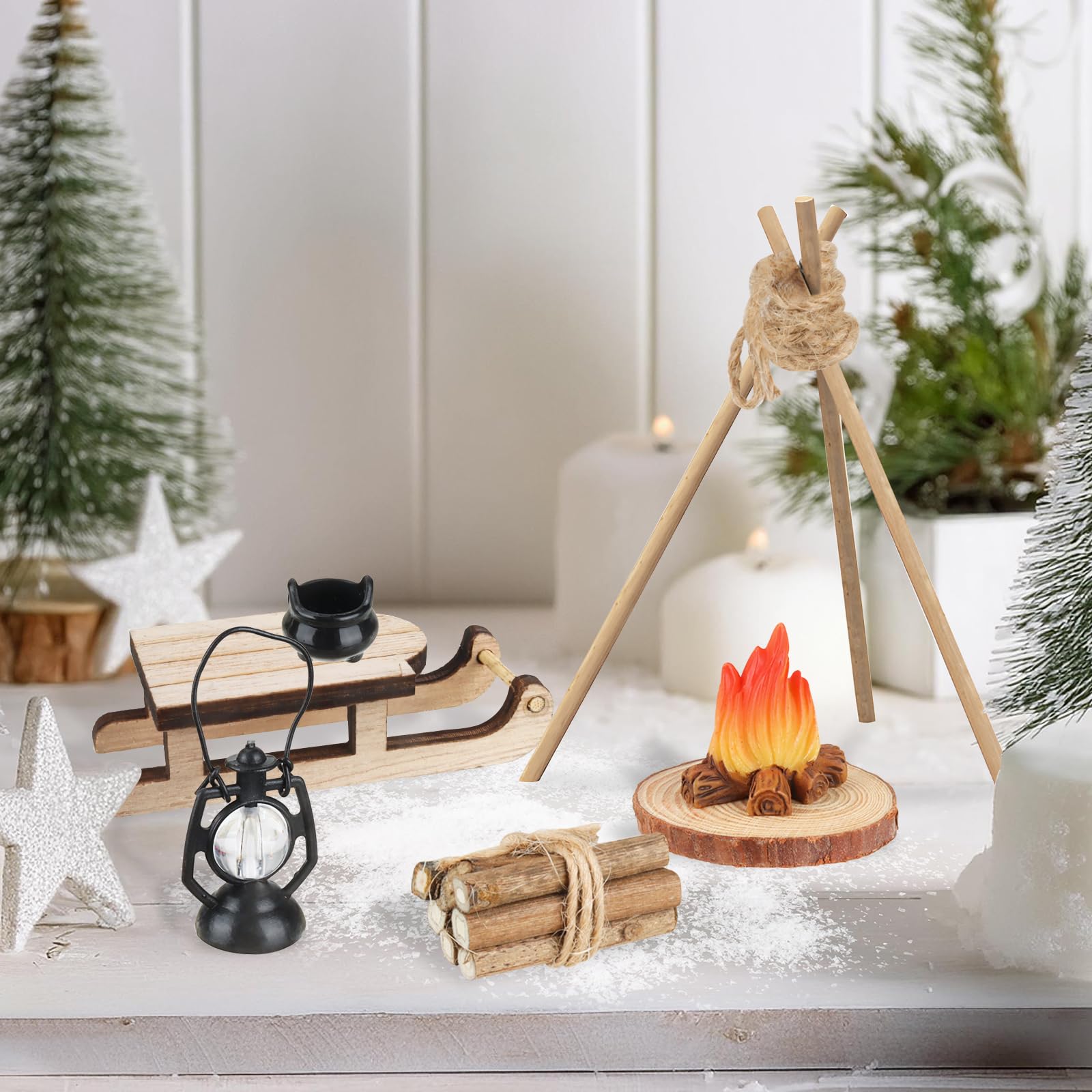 Decoracion Baño Juego 15 Accesorios Baño Para Casa De Muñecas - Miniaturas Gnomo Escala 1:12 Casas