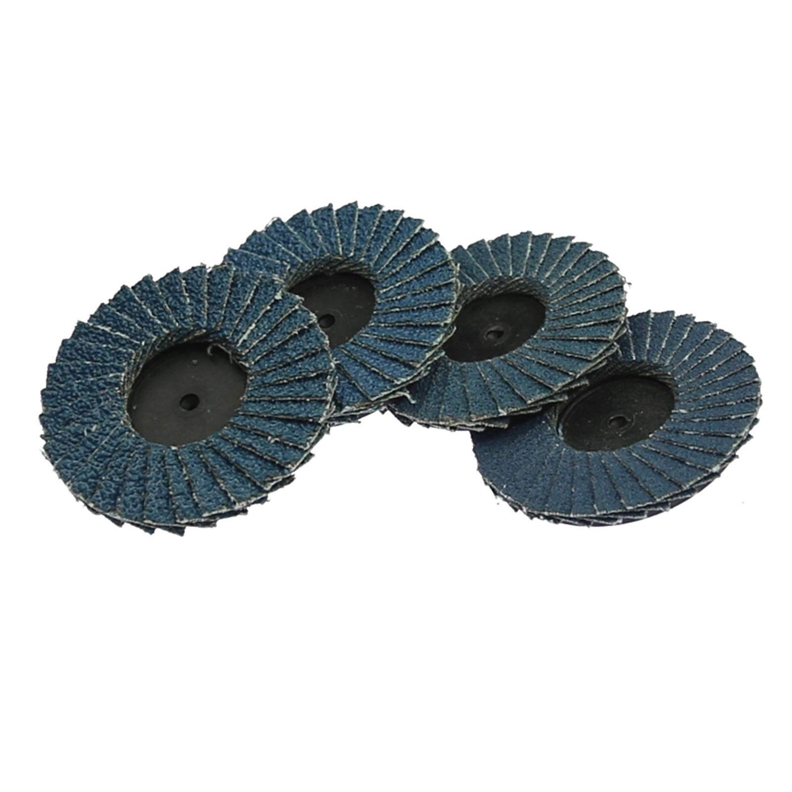BDAYEK Flap discs 10pcs Flap Wheel Zirconia Grinding Disc For Metal Deburring Finishing 3 Inch(P80,2 inch 50mm)
