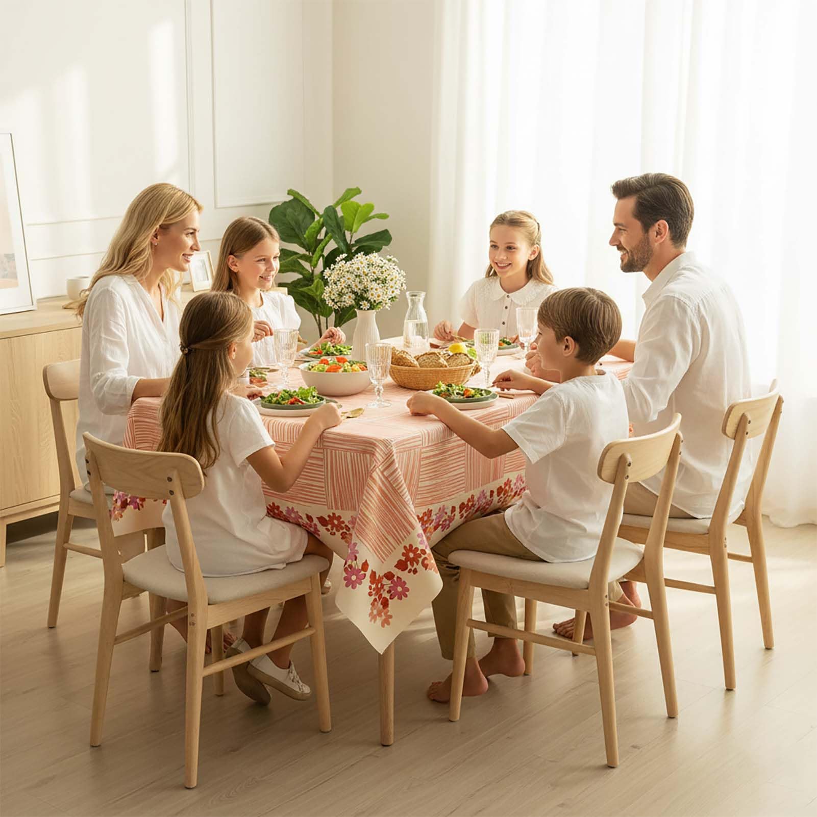 Mantel Rectangular De PVC Impermeable, Mantel Lavable Y Antimanchas, Protector De Mesa para Cocina Comedor Jardín Terraza, Resistente Al Agua Y Al Aceite, Flexible, Suave Y Fácil De Limpiar