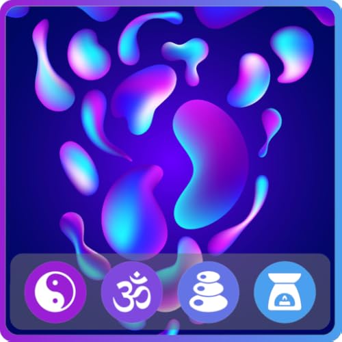 Lâmpada de Lava Serenidade: Lâmpada de Fluidos Virtuais & Lâmpadas de Cor Lava Abstratas Coloridas