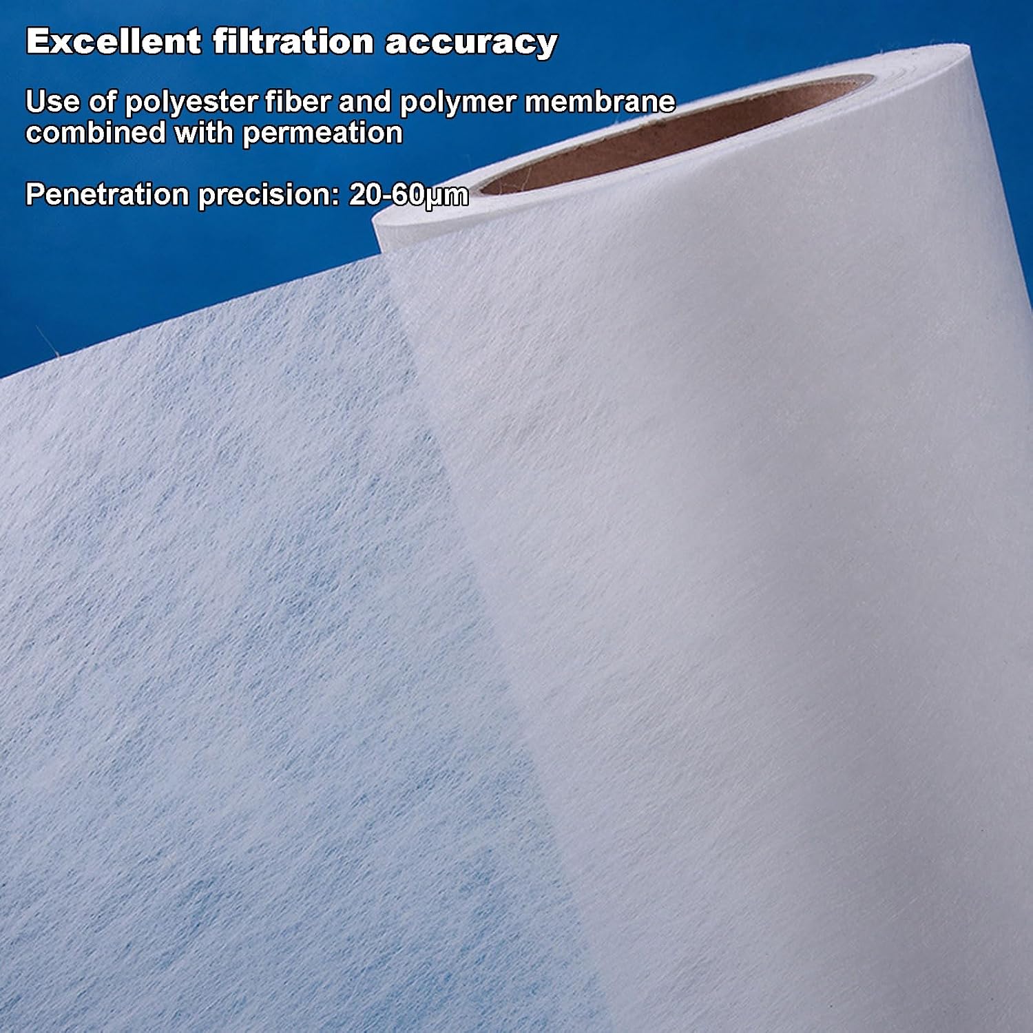 Cutting Fluid Filter Paper, Industrial Oil Residue Filter Cloth, Grinding Machine Filter Paper, For Filtering Any Industrial Oil, Cooling Liqui- Penetration Precision - 20(Size:80cm×100m（2.62×328 ft）)