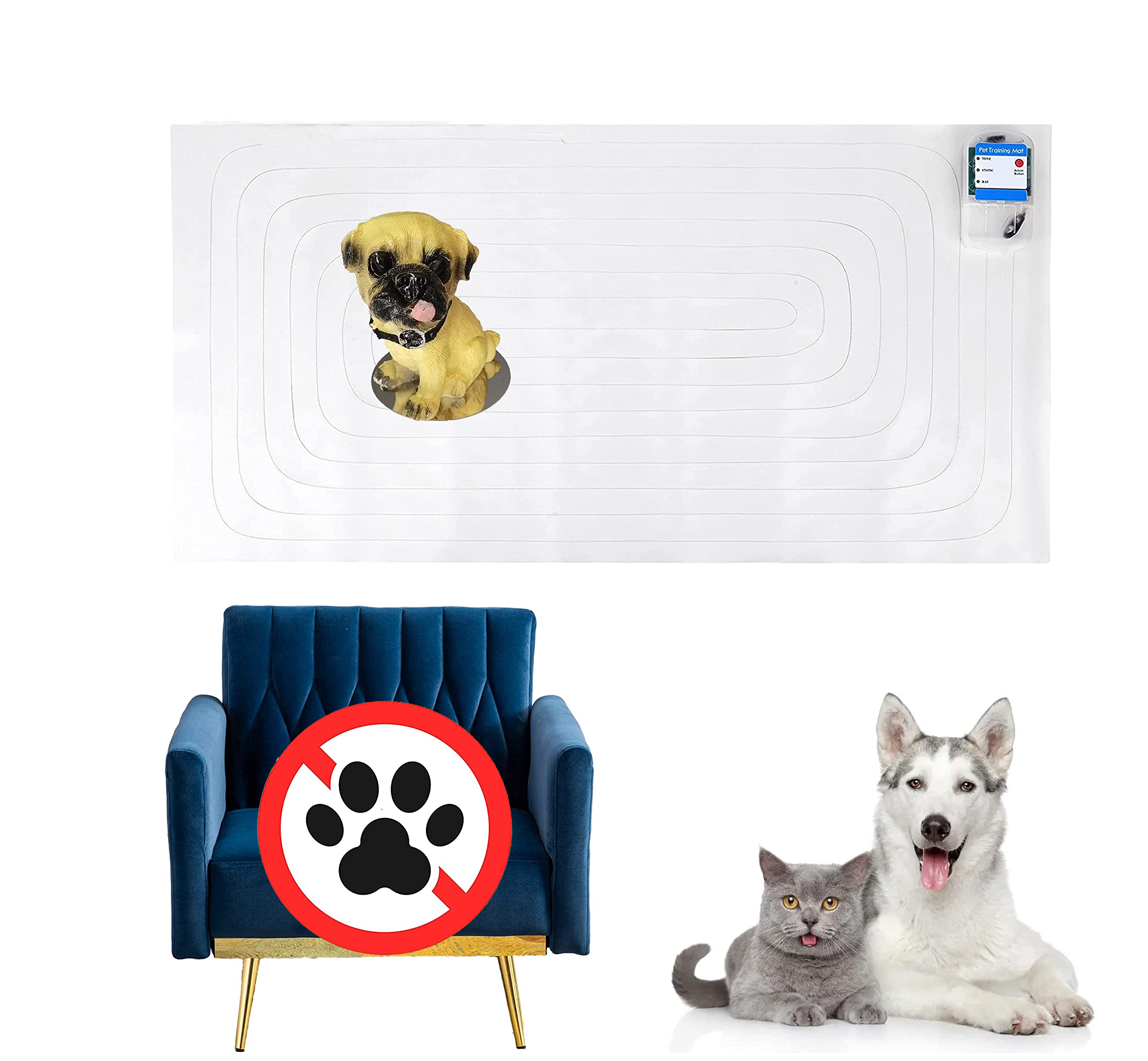 【ブランド】 PAPARELA Scat Shock Mat for Dogs and Cats Indoor Pet Shock Mats for Traini