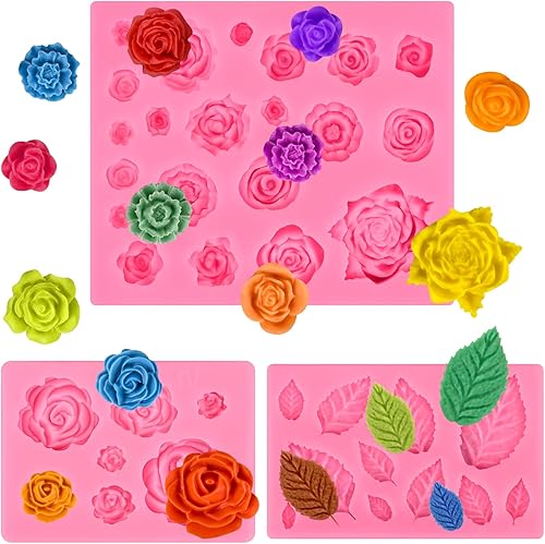 Miniatura 7 de Actvty Molde de Lazo de Chocolate, 4 Piezas de Moldes de Mini Lazo, Moldes de Silicona para Lazos de Fondant para Postres DIY, Pop Cake, Caramelo,