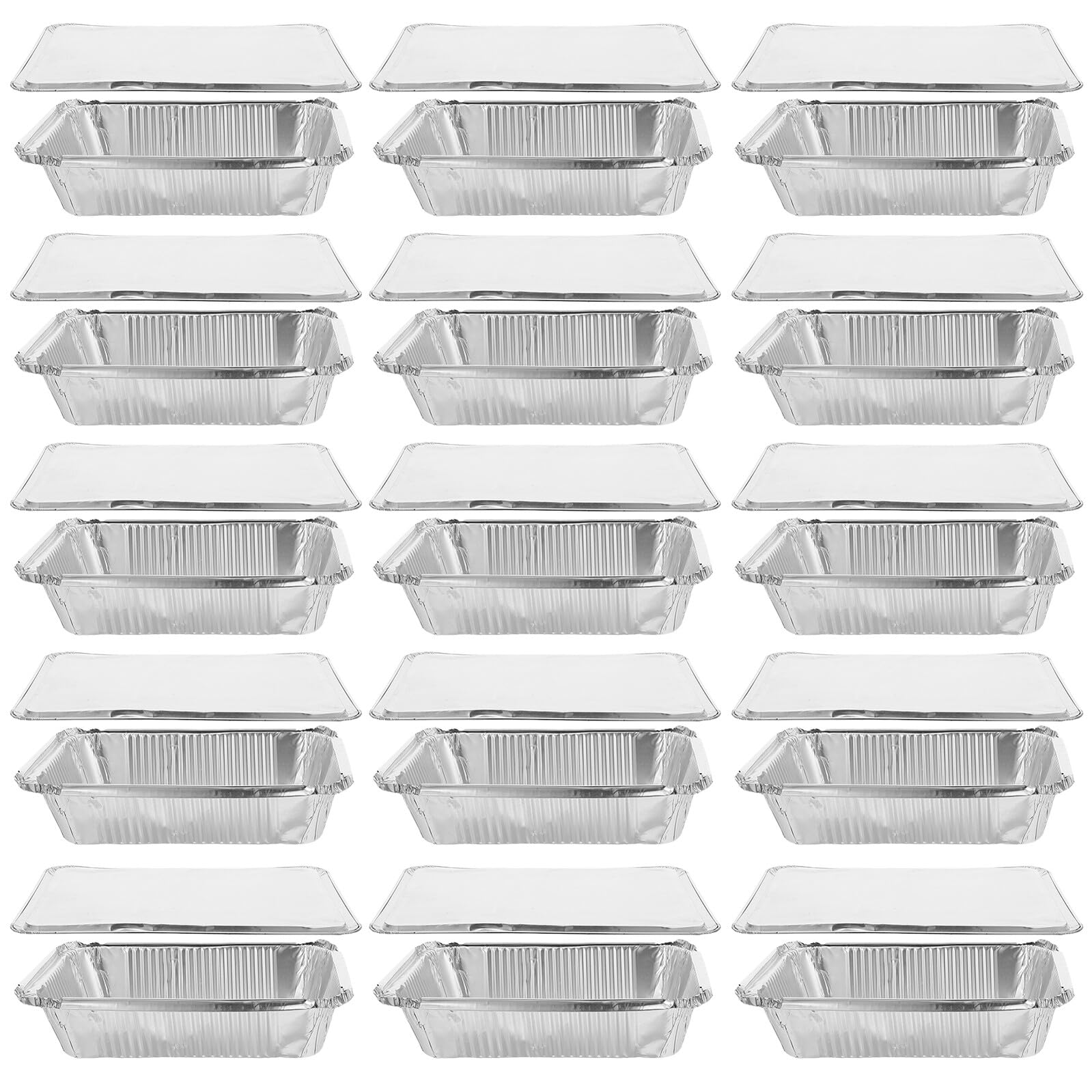 Envases de aluminio resistentes al calor Housoutil moldes desechables de 1000 ml para horno