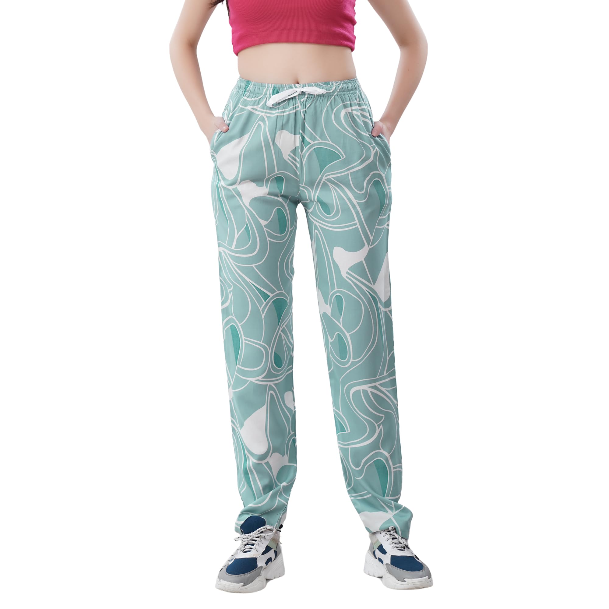 trylo Cotton Fabric Relaxed Fit Printed Full Length Pyjama PJ-1177-picture-14