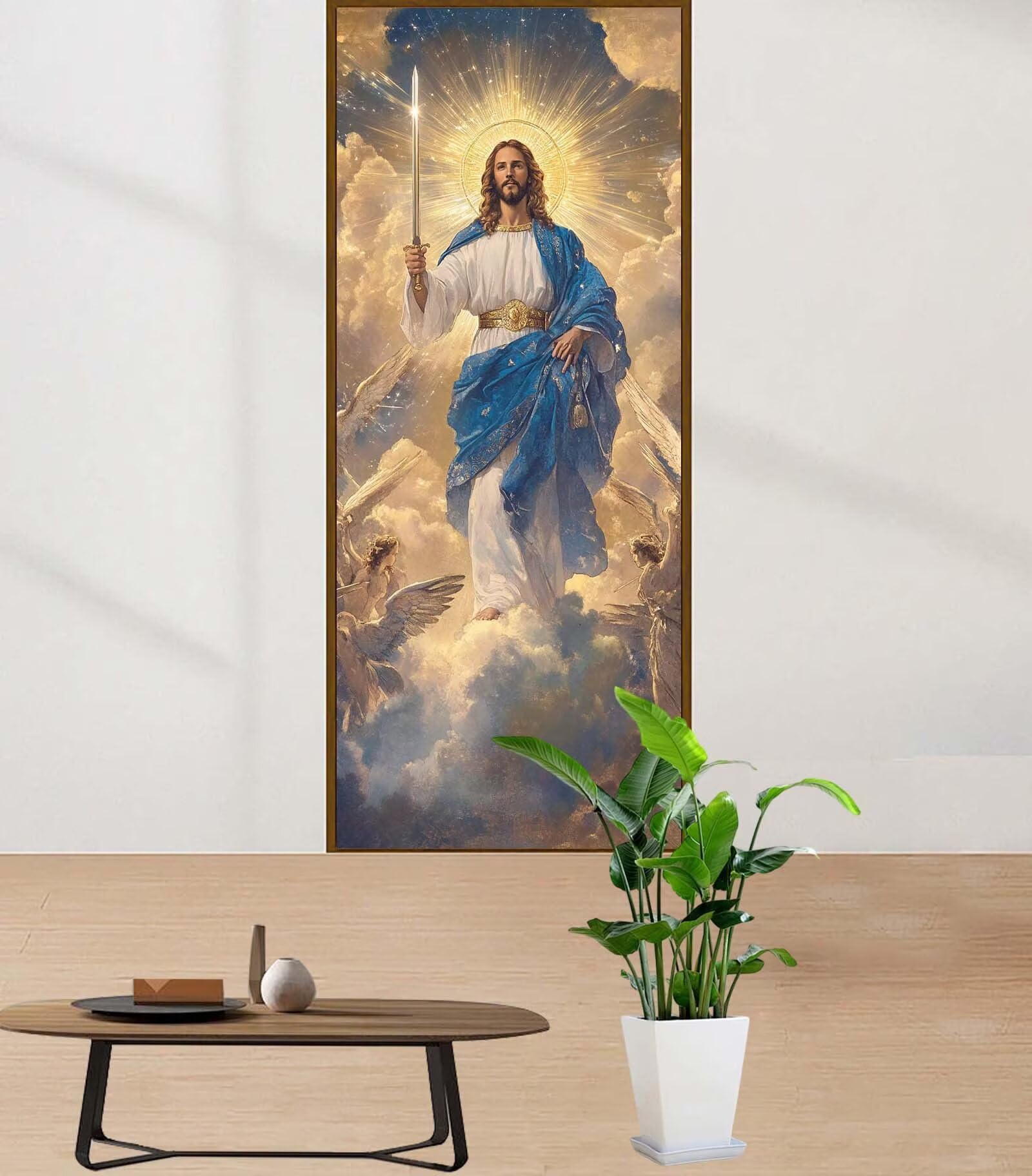 Malarstwo diamentowe Jezus malarstwo diamentowe Religia kompletny zestaw, pełny 5D diamentowe malowanie ścieg krzyżykowy haft kryształowy rzemiosło artystyczne dla dorosłych dzieci dekoracja domu
