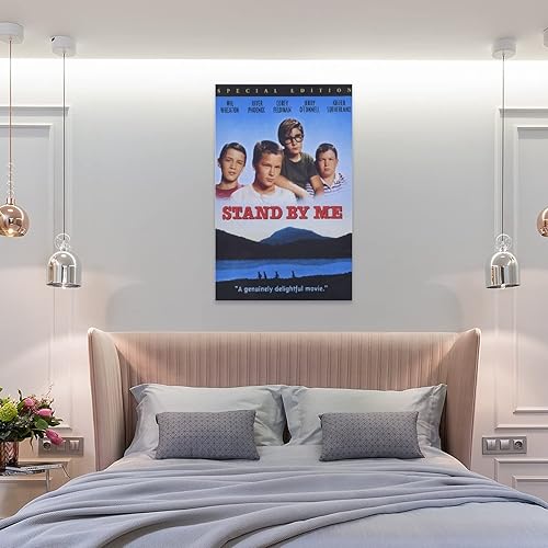 Miniatura 8 de Pósteres de película de aventuras, hermoso mural, Stand by Me 1986, sala de restaurante, oficina, bar, decoración de pared, ilustración, arte en