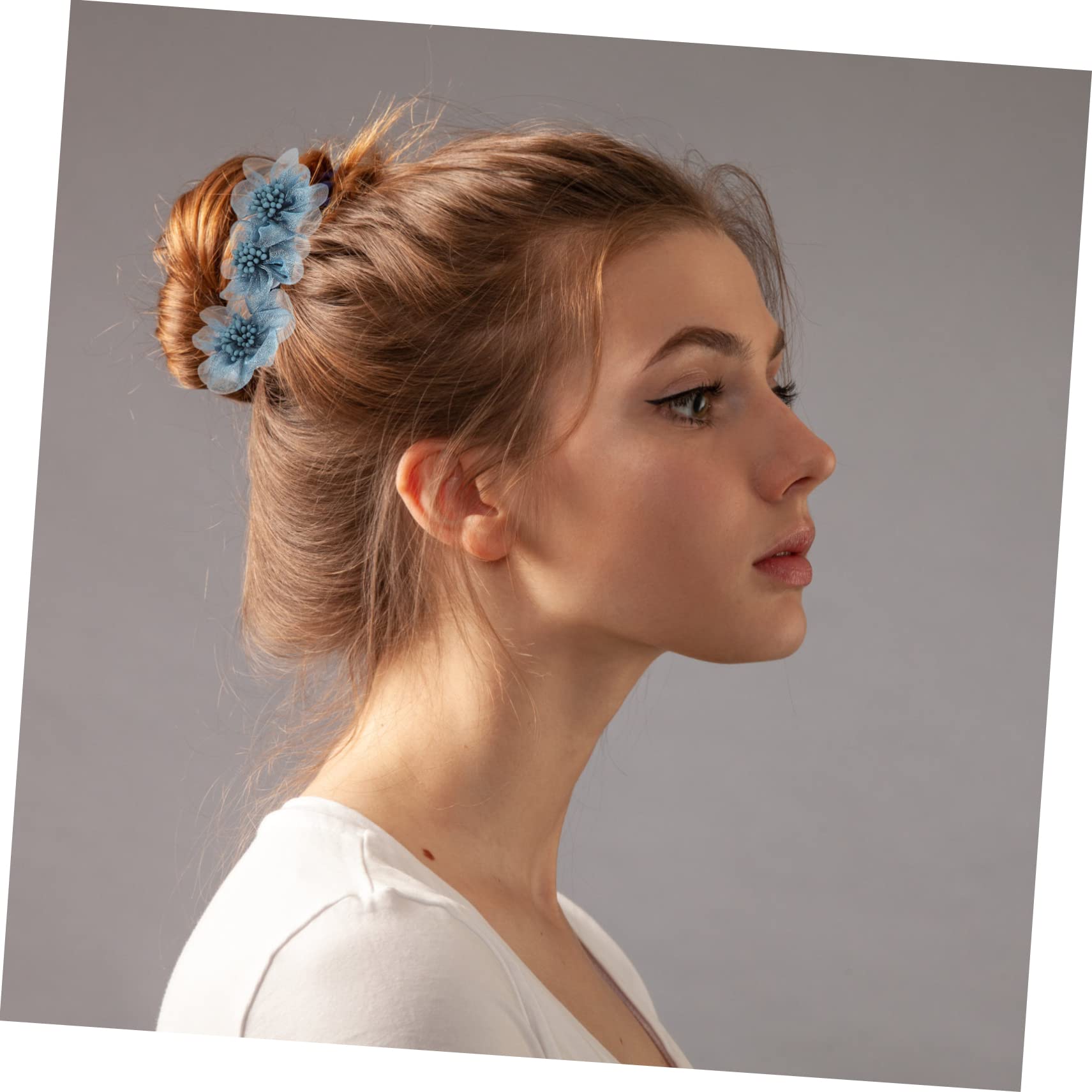 Healeved 15stücke Teiliges Dekorative Blumen Haarknoten-maker Einfach Zu Verwendende Haarstyling-haaraccessoires Für Schule Partys Und Alltag Leicht Und Langlebig