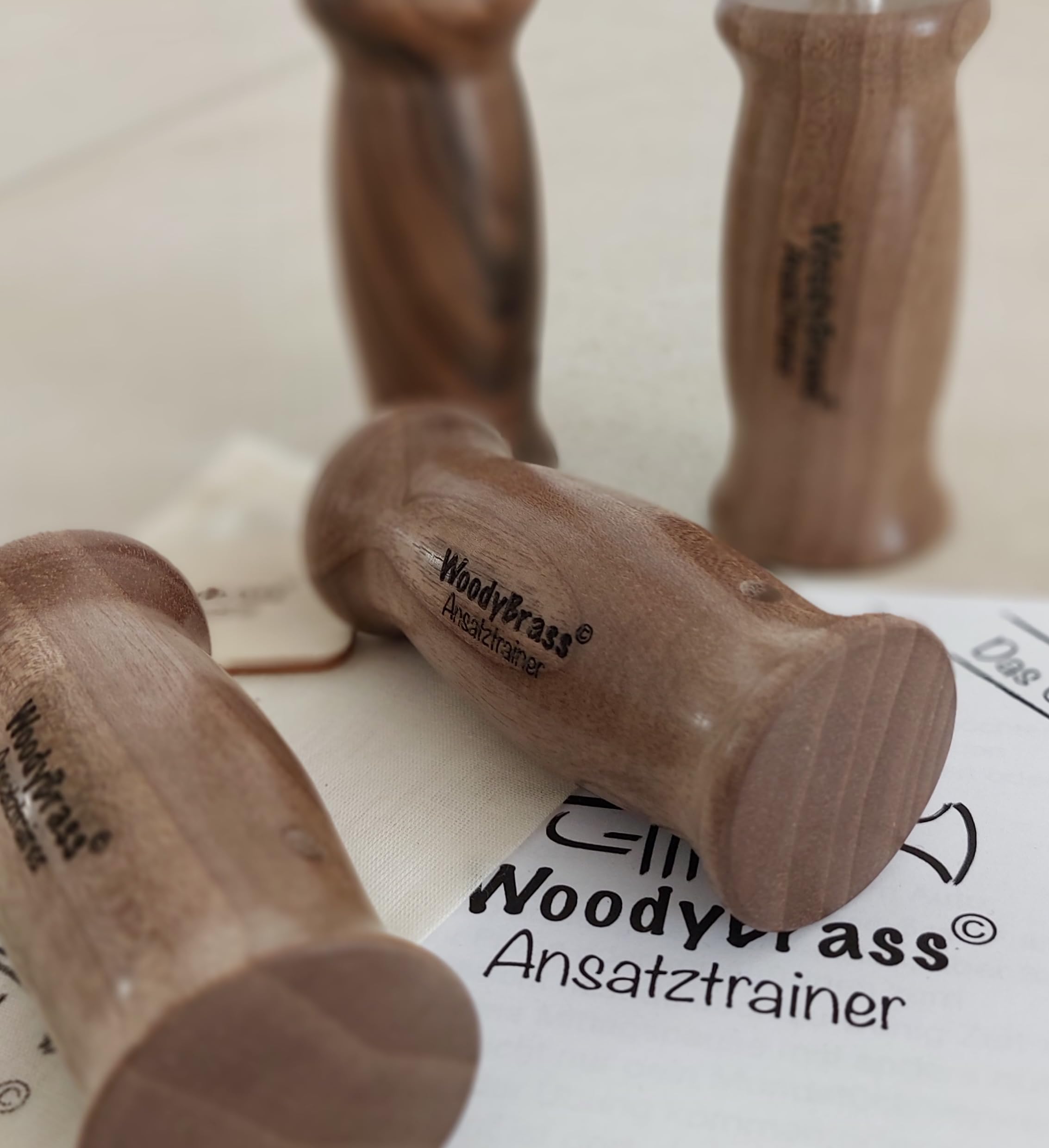 WoodyBrass© Ansatztrainer für Blechbläser (Flügelhorn 11mm)