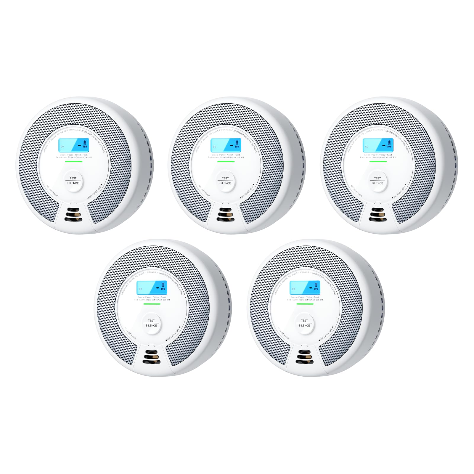 X-Sense SC07: 3-Pack Smoke & CO Detector Combo -9 X-Sense SC07: 3-Pack Smoke & CO Detector Combo -9