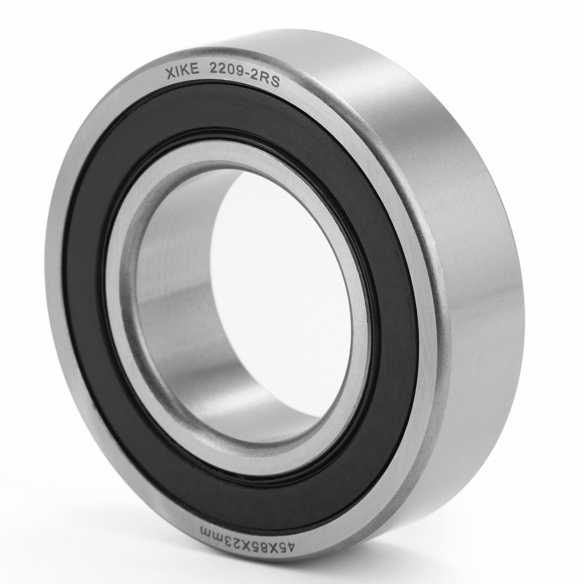 XiKe 1 Pce 2209-2RS Roulement à rotule étanche 45x85x23mm, Acier au chrome/Pré-lubrifié, Pour DIY, Imprimante 3D, Arbres de transmission, machines textiles, machines agricoles, etc.